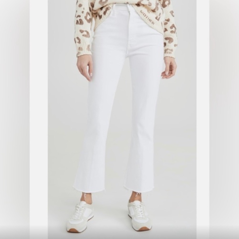 Mother Denim Hustler Ankle Fray in Fairest of them all size 27